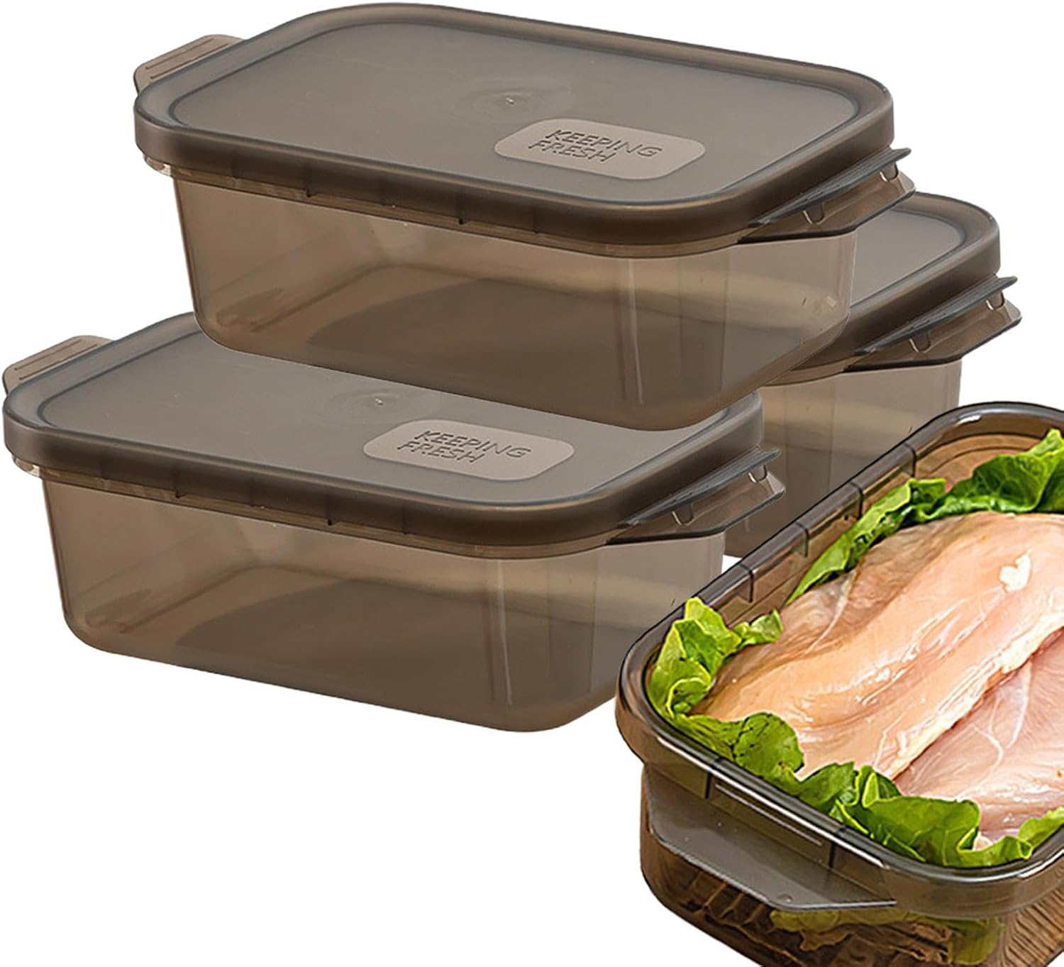 Plastic Fridge Container - 1100 ml