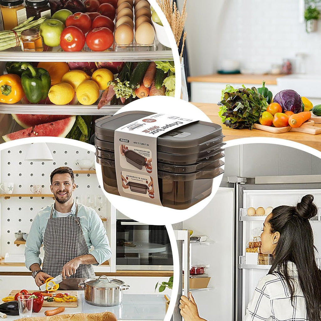 Plastic Fridge Container - 1100 ml