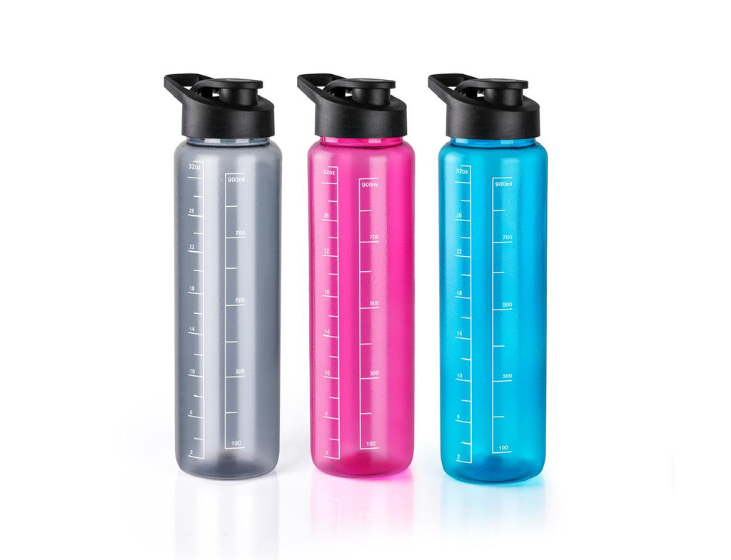 2 Litre Water Bottle with Time Marker – BPA Free, Leakproof, Large Capacity Sports & Gym Bottle with Handle- light Green